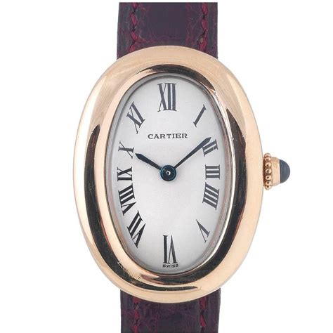 cartier watch oval|cartier baignoire price.